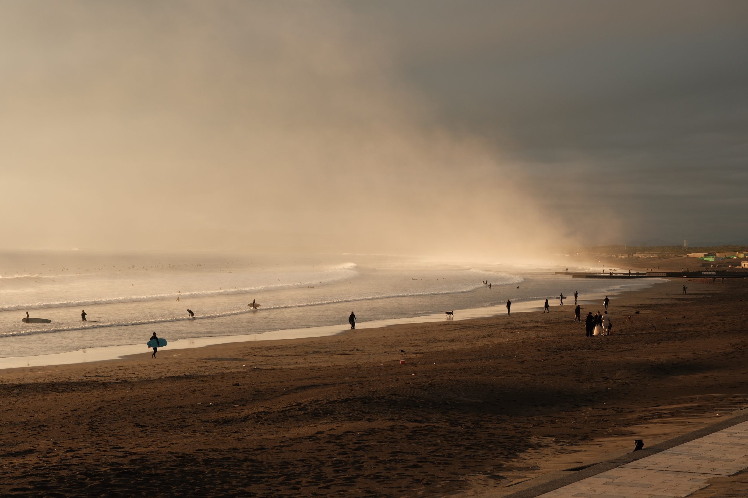 Japon – Surf au pied du mont Fuji